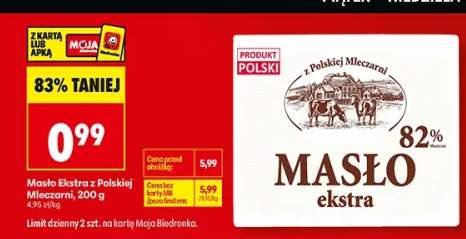 Masło Ekstra z Polskiej Mleczarni