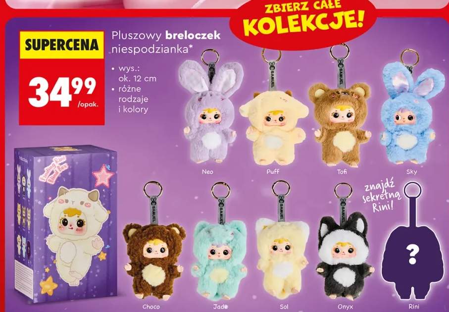 Pluszowy breloczek niespodzianka Gamulet