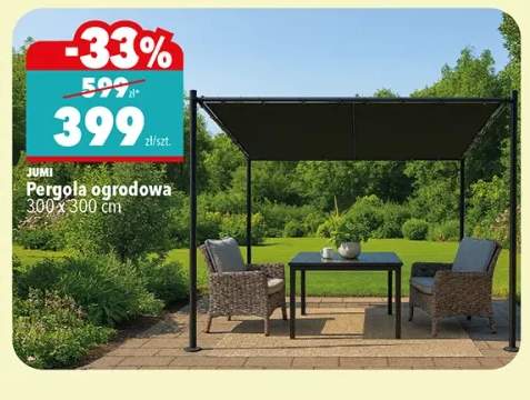 Pergola ogrodowa Jumi 300x300cm