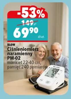 Ciśnieniomierz naramienny Blow PM-02 mankiet 22-40cm pamięć 240 pomiarów