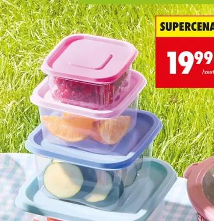 Zestaw 6 pojemników na żywność Smukee