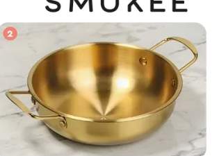 Miska kuchenna Smukee ze stali nierdzewnej śr. 21,1cm z uchwytami