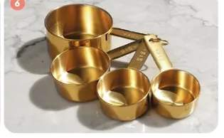 Zestaw 4 miarek kuchennych Smukee ze stali nierdzewnej