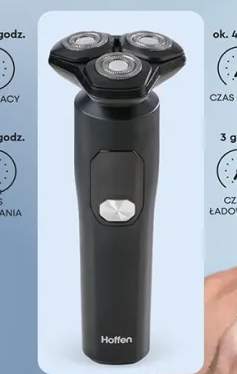 Golarka rotacyjna Hoffen 1200mAh IPX6