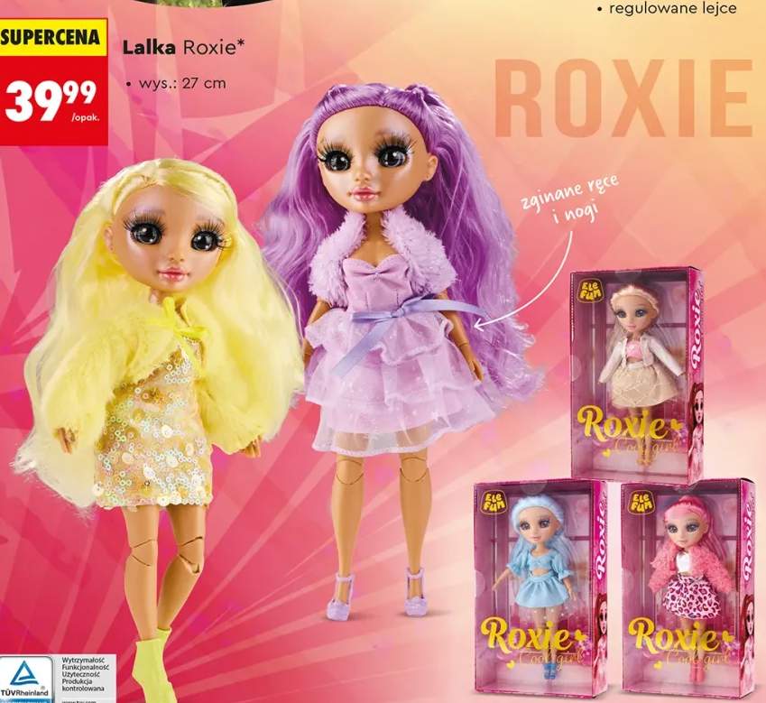 Lalka Roxie Ele Fun wys. 27cm