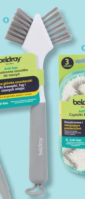 Szczotka do czyszczenia naczyń i fug Beldray Anti-bac