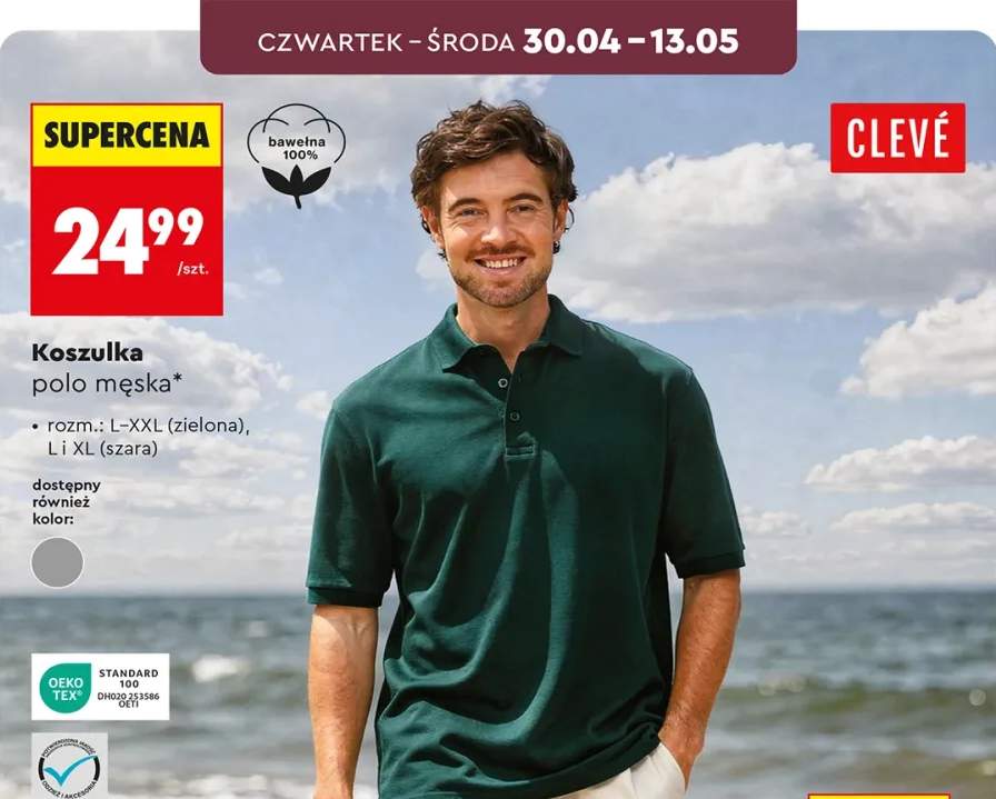 Koszulka polo męska Clevé