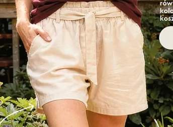 Spodenki damskie Clevé z dodatkiem lnu