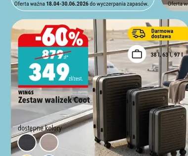 Zestaw walizek Coot Wings 38l 63l 97l