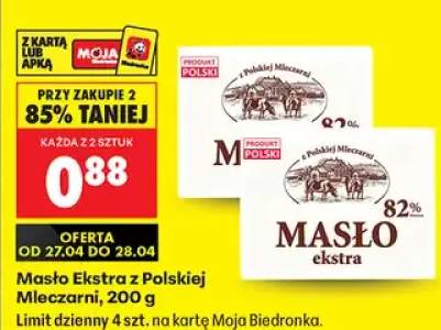 Masło Ekstra z Polskiej Mleczarni