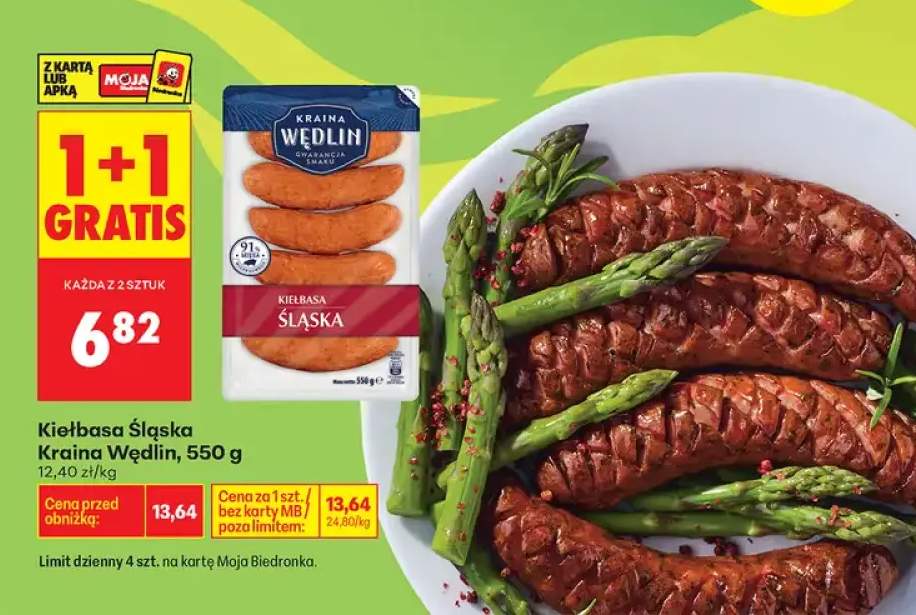 Kiełbasa Śląska Kraina Wędlin