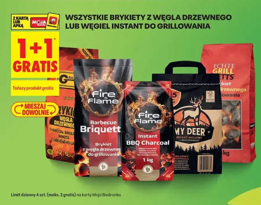 Brykiety z węgla drzewnego do grillowania
