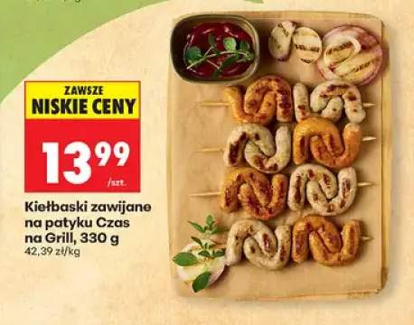 Kiełbaski zawijane na patyku Czas na Grill