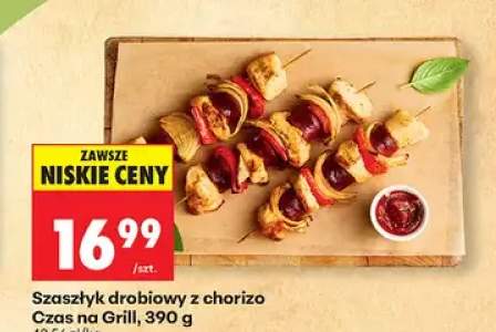 Szaszłyk drobiowy z chorizo Czas na Grill