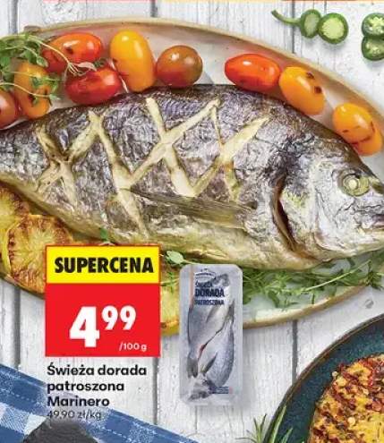 Świeża dorada patroszona Marinero