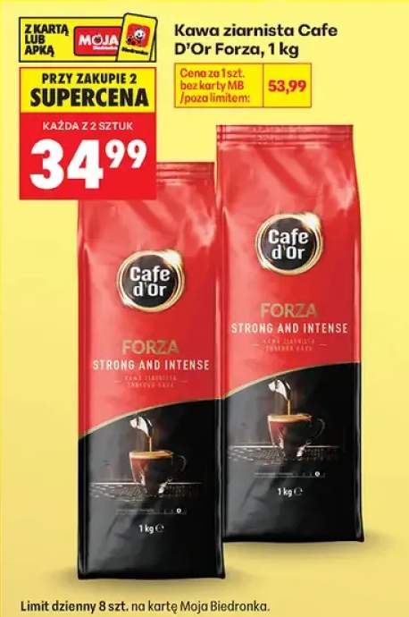 Kawa ziarnista Cafe D'Or Forza