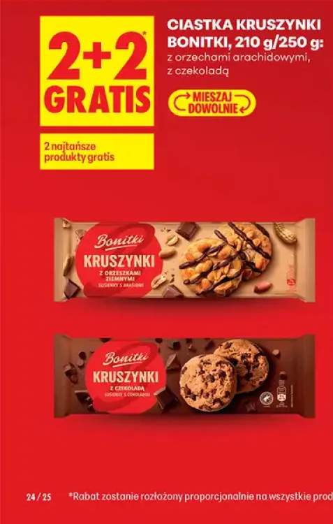 Ciastka Kruszynki 2+2 GRATIS