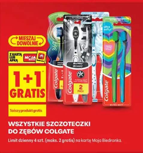 Wszystkie szczoteczki do zębów 1+1 GRATIS