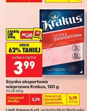 Szynka eksportowa wieprzowa Krakus