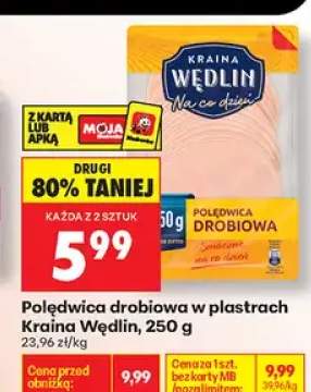 Polędwica drobiowa w plastrach Kraina Wędlin