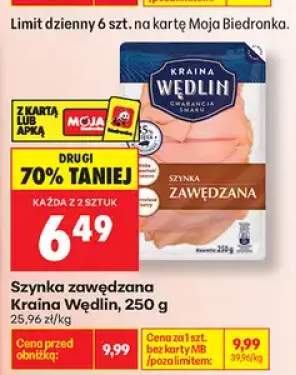 Szynka zawędzana Kraina Wędlin