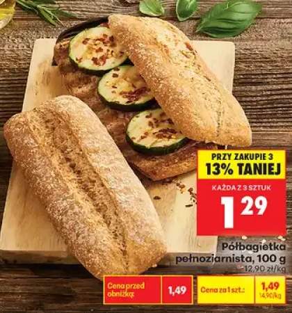 Półbagietka pełnoziarnista