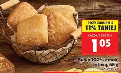 Bułka 100% z mąki żytniej