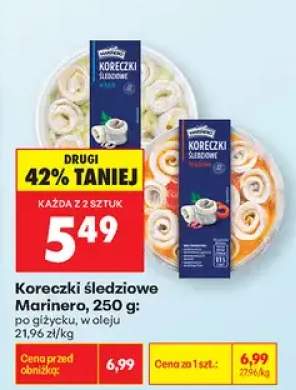 Koreczki śledziowe Marinero po giżycku w oleju