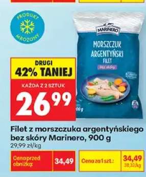 Filet z morszczuka argentyńskiego bez skóry Marinero