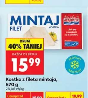 Kostka z fileta mintaja