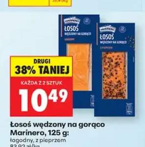 Łosoś wędzony na gorąco Marinero łagodny z pieprzem