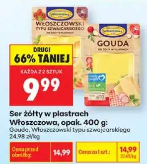 Ser żółty w plastrach Włoszczowa Gouda