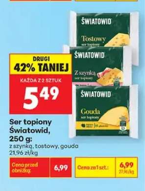 Ser topiony z szynką Światowid