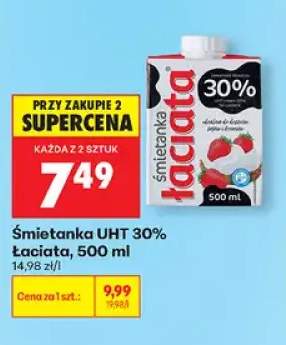 Śmietanka UHT 30% Łaciate