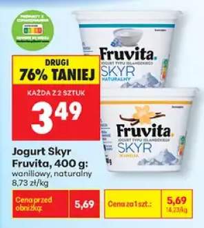 Jogurt Skyr waniliowy Fruvita
