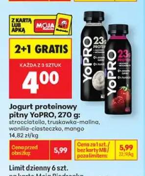 Jogurt proteinowy pitny YoPRO stracciatella