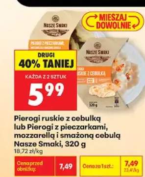 Pierogi ruskie z cebulką Nasze Smaki