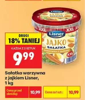 Sałatka warzywna z jajkiem Lisner XXL