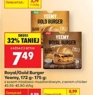 Burger Yeemy Gold Burger Supreme z serem chicker