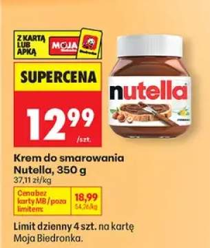 Krem do smarowania Nutella