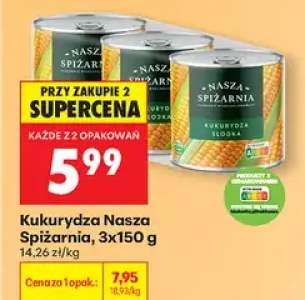 Kukurydza słodka Nasza Spiżarnia