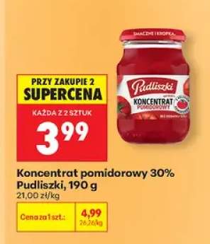 Koncentrat pomidorowy 30% Pudliszki