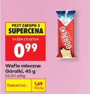 Wafle mleczne Góralki