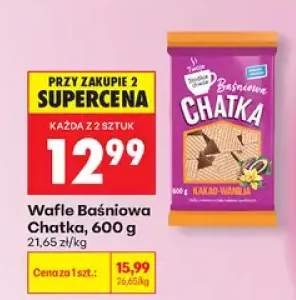 Wafle Baśniowa Chatka kakao-wanilia