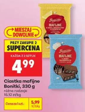 Ciastka mafijne Bonitki o smaku śmietankowo-cytrynowym