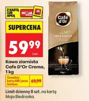 Kawa ziarnista Cafe D'Or Crema