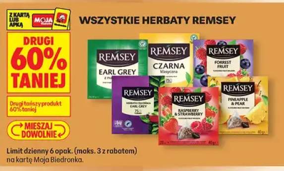 Herbata Remsey Earl Grey z nutą cytryny