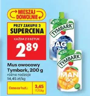 Mus owocowy Tymbark jagoda-banan XXL