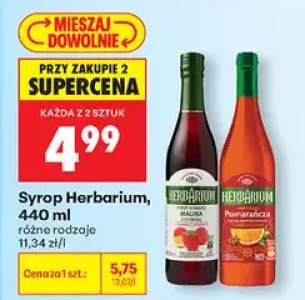 Syrop Herbarium malina z cytryną