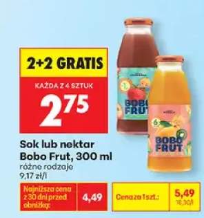 Sok Bobo Frut truskawka